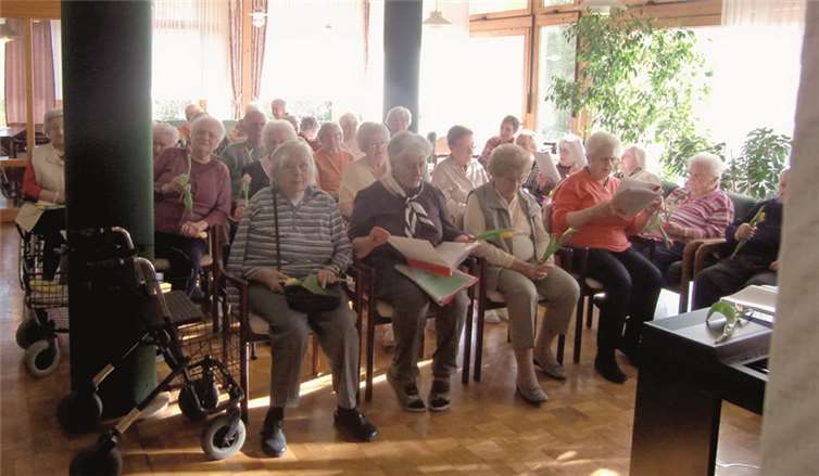 Bei sonnigem Wetter wurde der Frühling begrüßt.