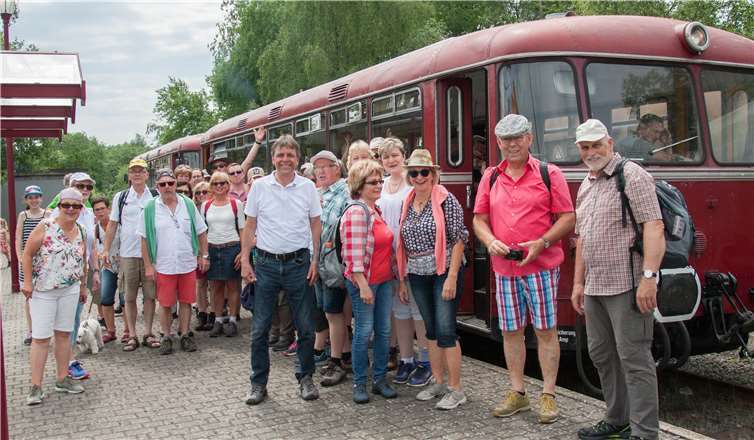 Bei strahlendem Sonnenschein erreichten die Cäcilienchöre Heimersheim ihr Ziel im Kasbachtal.Privat