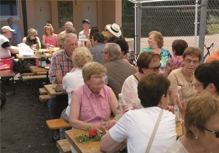 Bei strahlendem Sonnenschein und hochsommerlichen Temperaturen war die Resonanz sehr groß.privat