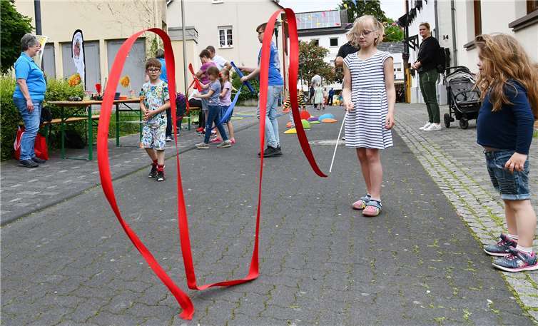 Bei zahlreichen Gelegenheiten konnten die Kids die Spielgeräte ausprobieren.