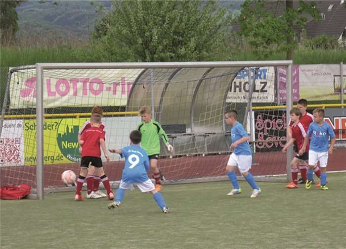 Beide Mannschaften lieferten sich ein kampfbetontes Spiel. Privat