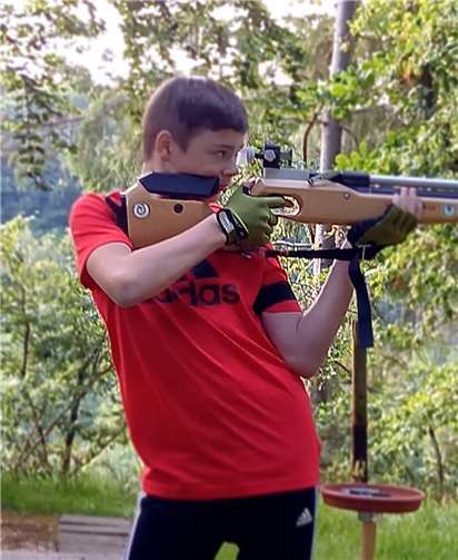 Beim 1. Wettkampf gleich Rang 2 für Lennart Hellenthal. Foto: privat