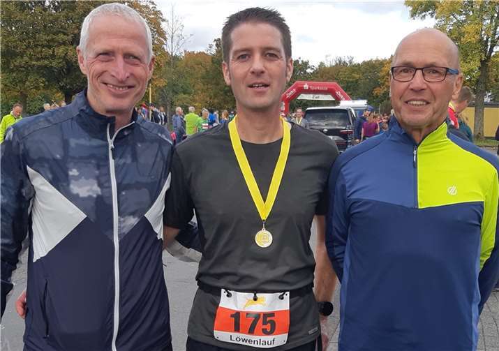Beim 37. Löwenlauf in Hachenburg waren vom LT Puderbach auch Jörg Dittrich, Ralph Desgronte und Gerd Scholze erfolgreich.  Foto: Jörg Dittrich
