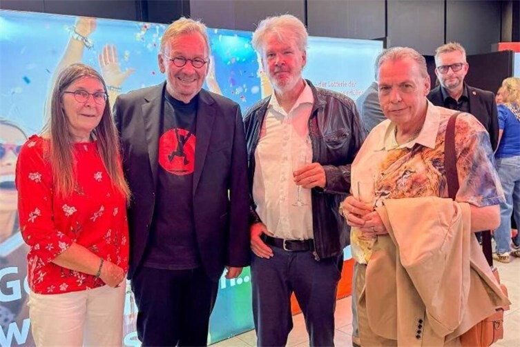 Beim „Abend der Vereine“ 2026 in Andernach. Im Bild zu sehen von links nach rechts: Margret Müller, Bernd Stelter, Stefan Müller und Ralf Kaspers.
