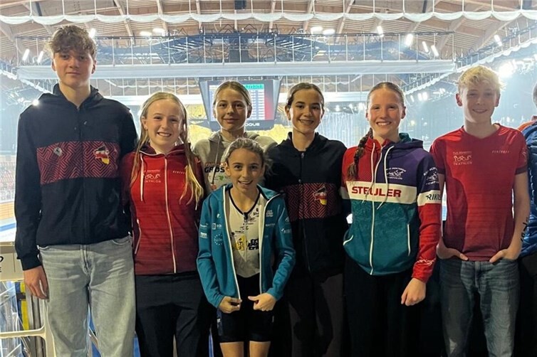 Beim Aquathlon in Luxemburg. Foto: TuS Ahrweiler