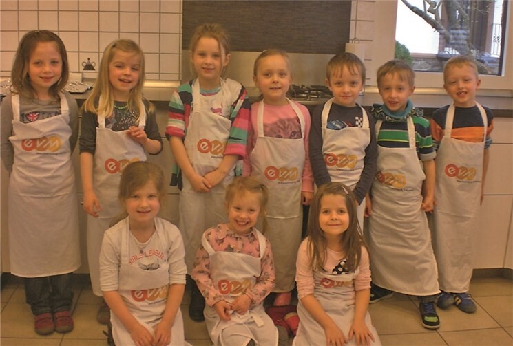 Beim Backen und Schlemmen kam Freude auf.