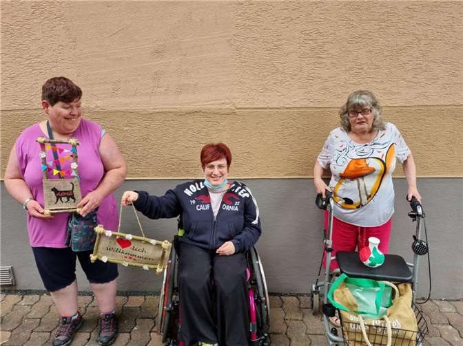 Beim Bastel- und Werkangebot wurde auf Naturmaterialien gesetzt.