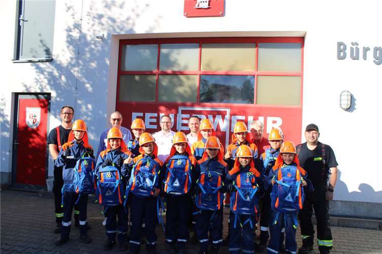 Beim Berufsfeuerwehrtag zeigten die Kinder- und Jugendlichen der Jugendfeuerwehr Ramersbach vorbildlichen Einsatz. Foto: DU