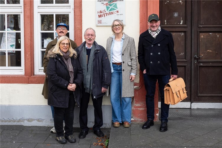 Beim Besuch im Haus Metternich. Foto: Hermann Schäfer