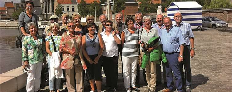 Beim Besuch in Deinze stand natürlich auch ein gemeinsames Foto auf dem Programm. privat