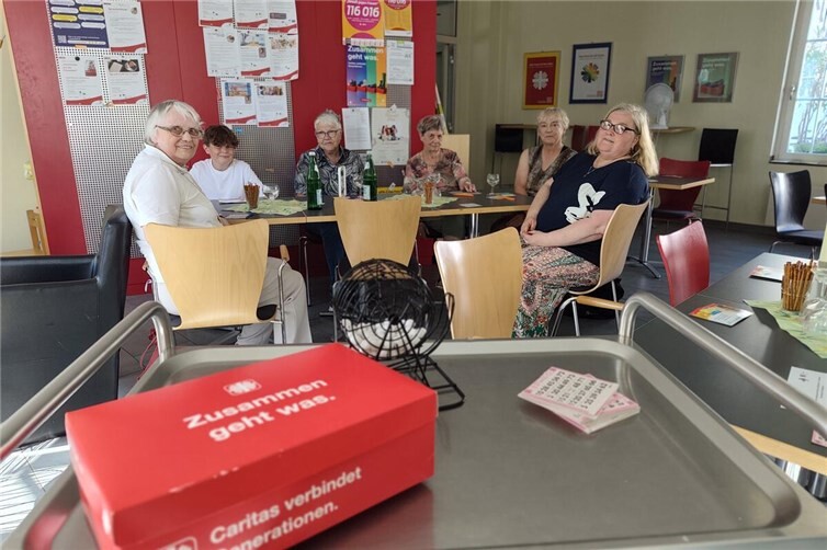 Beim Bingo konnten kleine Gewinne, wie Gutscheine regionaler Geschäfte gewonnen werden.