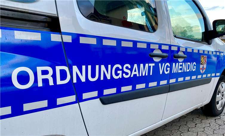 Beim Corona-Kontrolltag war auch das Ordnungsamt der VG Mendig unterwegs. Foto: Verbandsgemeinde Mendig