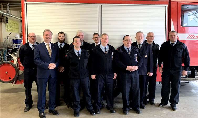 Beim Dreikönigsfest in Rheinbreitbach standen auch zahlreiche Ehrungen und Beförderungen auf dem Programm. Foto: DL