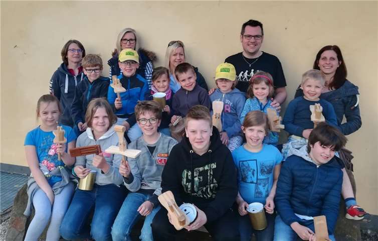 Beim Einsammeln der Klepperbelohnung kamen 650 Euro an Spenden zusammen.Foto: privat