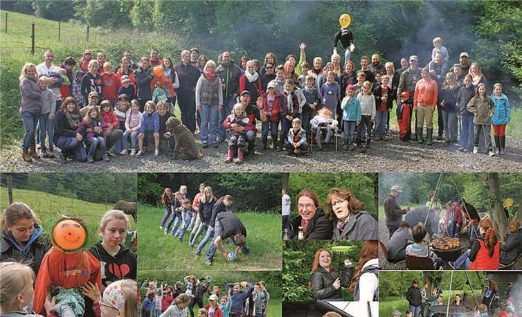 Beim Familiengrillfest in diesem Jahr war eine menge los.  Privat