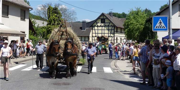 Beim Festumzug säumten weit über 1.000 Besucher die Straßen.Fotos: myfoto24.eu