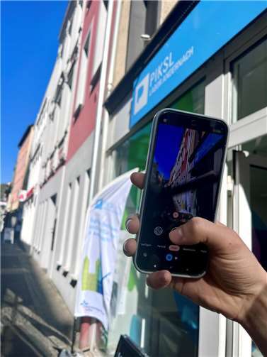 Beim Foto-Spaziergang durch Andernach können die Teilnehmenden das im Workshop erlangte Wissen gleich in die Praxis umsetzen. Foto: privat