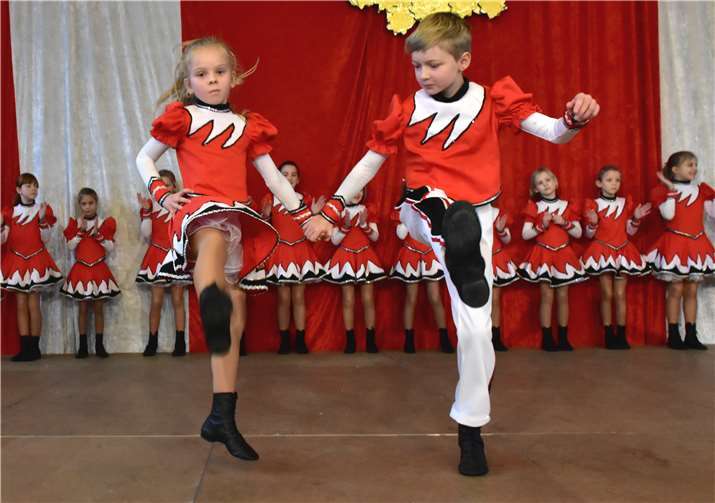 Beim Gardetanz der KCK Fünkchen trat auch ein Solopaar auf.