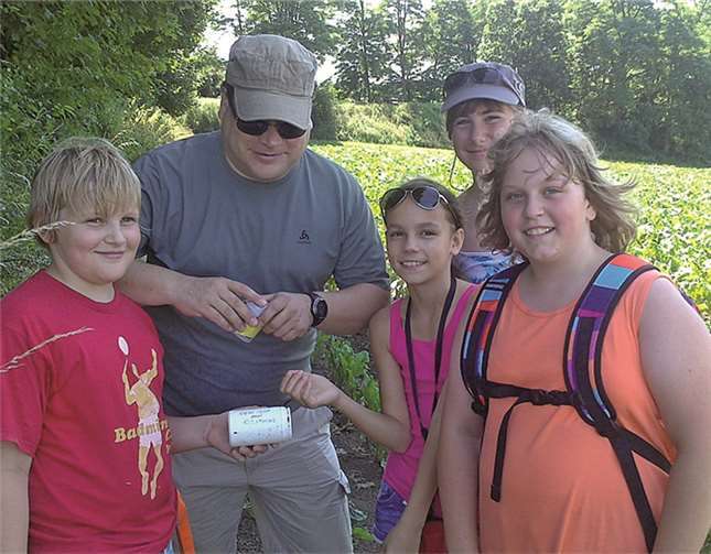 Beim Geocaching hatten die Badmintoncracks viel Spaß.