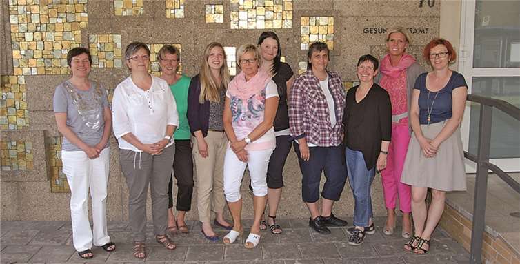 Beim Gesundheitsamt ließen sich die Besucher zu optimaler Schulverpflegung aufklären. privat