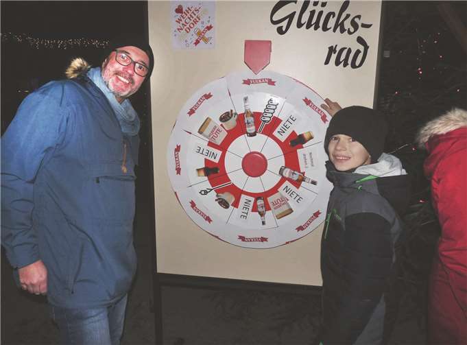 Beim Glücksrad gab es nicht nur Nieten.