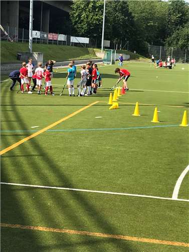 Beim Hockeycamp 2021 der TuS Rot-Weiß Koblenz hatten 30 Kinder und natürlich auch die Betreuer sehr viel Spaß.Foto: privat