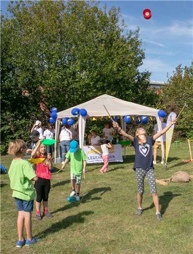 Beim Jonglieren war viel Körperbeherrschung gefragt.