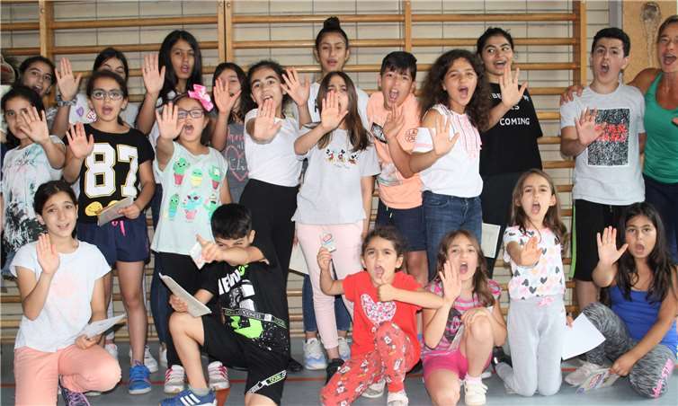 Beim Kindercamp lernten die Kids unter anderem die Grundlagen der Selbstverteidigung. Fotos: privat