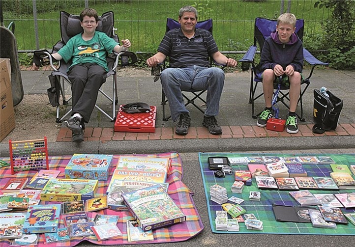 Beim Kinderflohmarkt gab es Rares für Bares.