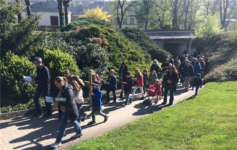 Beim Kinderkreuzweg 2017.privat