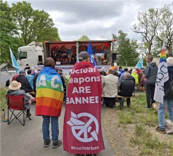 Beim Kirchlichen Aktionstag.