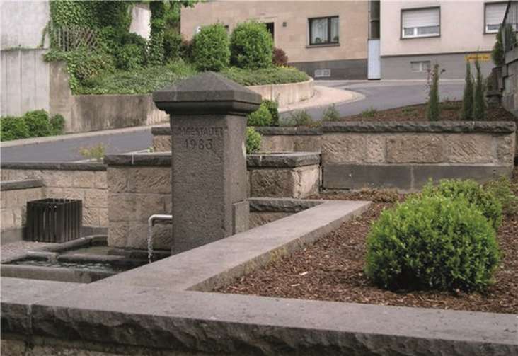 Beim Landeswettbewerb „Unser Dorf hat Zukunft“ dürfte der Dorfbrunnen von 1863 in der Ortsmitte ganz sicher die Aufmerksamkeit der Jury auf sich ziehen. -FRE-