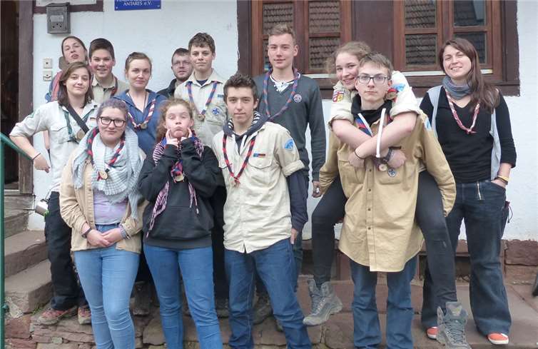 Beim Lehrgang in Waldbronn lernten die Dieblicher Sipplinge nicht viel wissenswertes zur Gruppenführung, auch das Gemeinschaftserlebnis spielte eine große Rolle. privat