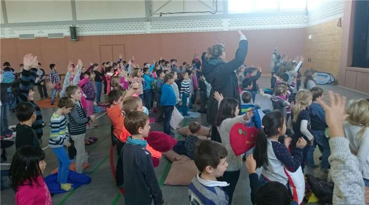 Beim Mitsinglied machten alle begeistert mit. Privat