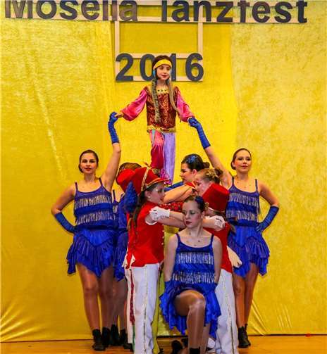 Beim Mosella Tanzfest zeigte die SVU-Showtanzformation ihre Welt des Zirkus. ER