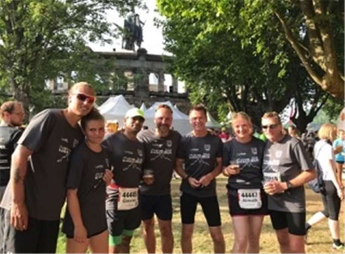 Beim Münz-Lauf am 23. Juni waren die Urbarer für StoneExperts am Start. Lauftreff TV URbar