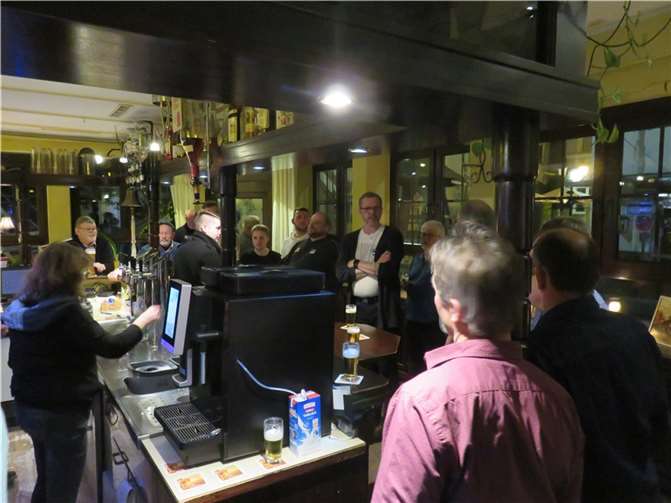 Beim Osterdämmerschoppen des Gesellschaftlichen Vereinigung 1924. Foto: Marco Reiländer