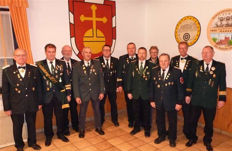 Beim Patronatsfest wurden langjährige Mitglieder geehrt. privat