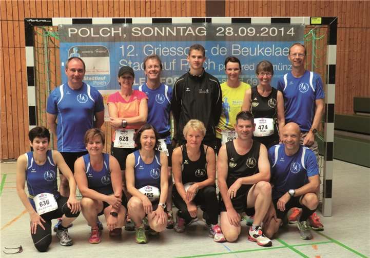 Beim Polcher Stadtlauf war der Koblenzer Treff mit einer großen Gruppe vertreten.privat