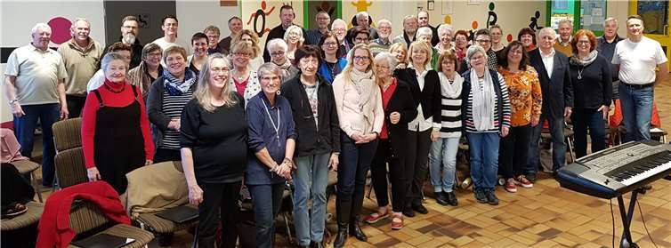Beim Probentag haben sich alle Sängerinnen und Sänger intensiv mit jedem einzelnen Lied beschäftigt.Foto: privat