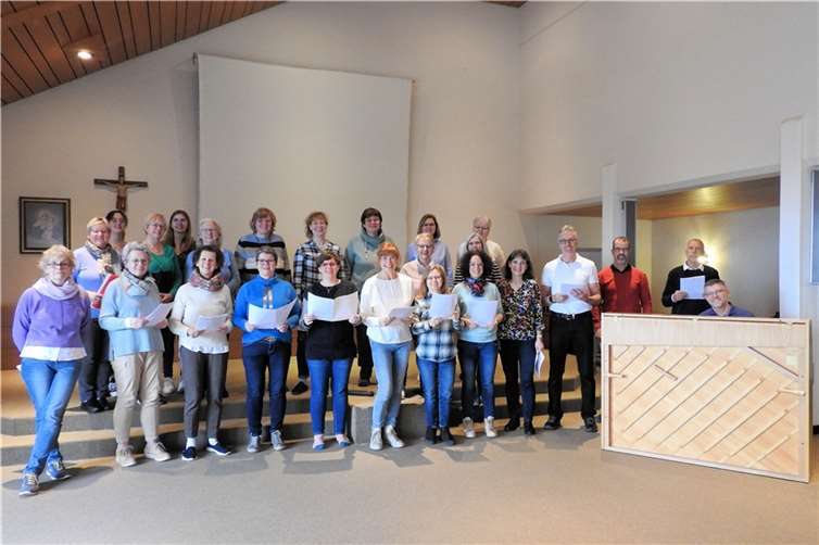 Beim Probenwochenende des Rheinbacher Chores „Cantiamo“ standen bekannte und neue Lieder, Stimmbildung und Gemeinschaft auf dem Programm.  Foto: privat