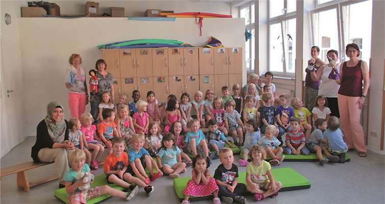 Beim Puppentheater hatten die Kinder besonders viel Spaß.privat