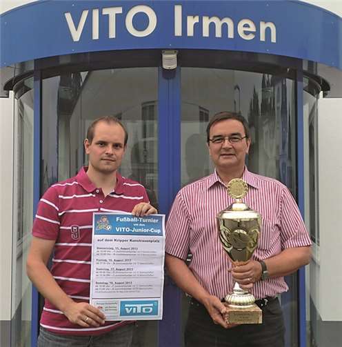 Beim SV Kripp geht es wieder um den VITO-Junior-Cup.privat