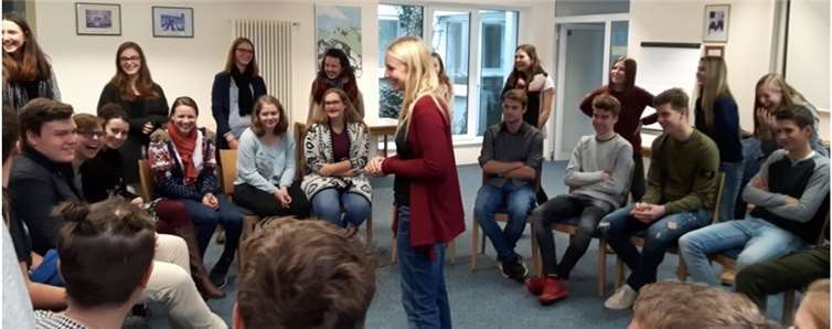 Beim Seminar „Think Europe“ kam für die Beteiligten der Spaß selbstverständlich nicht zu kurz. privat