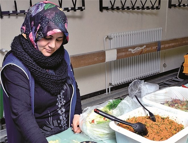Beim Soccer Turnier wurden auch türkische Spezialitäten angeboten.