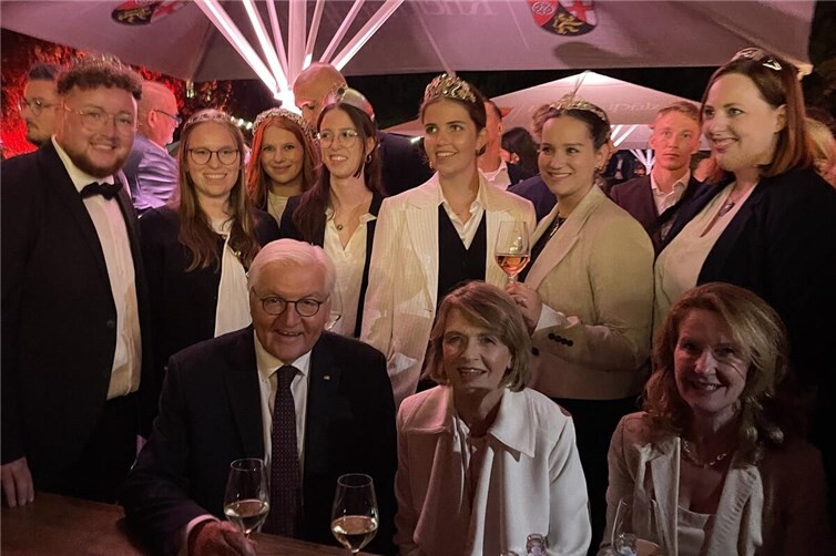 Beim Sommerfest des Bundespräsidenten in Berlin traf Felix auch Frank-Walter Steinmeier persönlich.