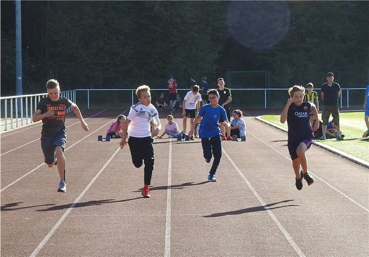 Beim Sprint wurden alle Kräfte mobilisiert.