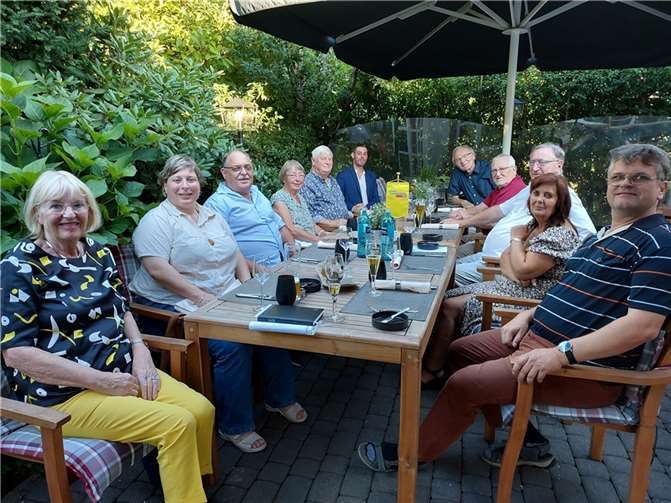 Beim Stammtisch gab es auch einen Überblick über die Aktivitäten im letzten Halbjahr.  Foto: privat