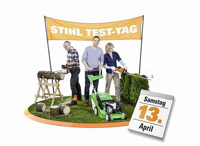 Beim Stihl-Test-Tag heißt es „Testen und Ausprobieren, was das Zeug hält“. Privat