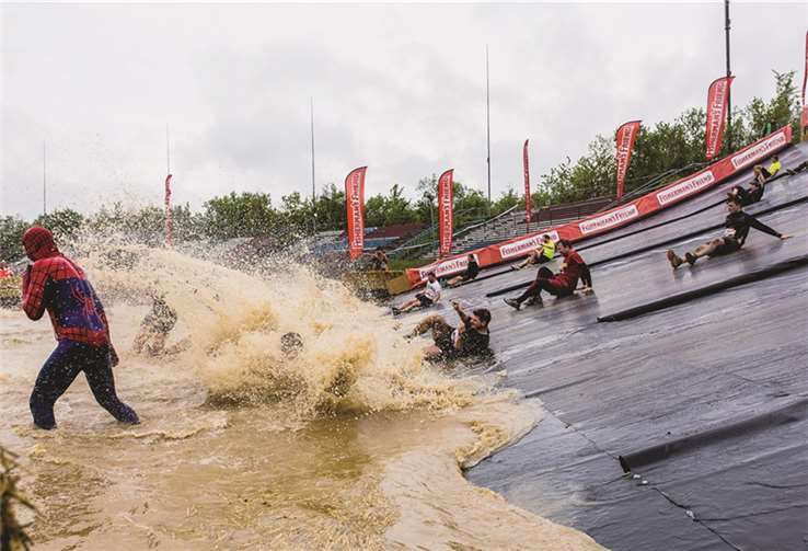 Beim Strongmanrun mussten die unterschiedlichsten Aufgaben bewältigt werden. privat